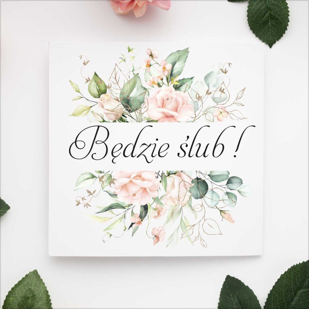 Zaproszenia składane wzór 51