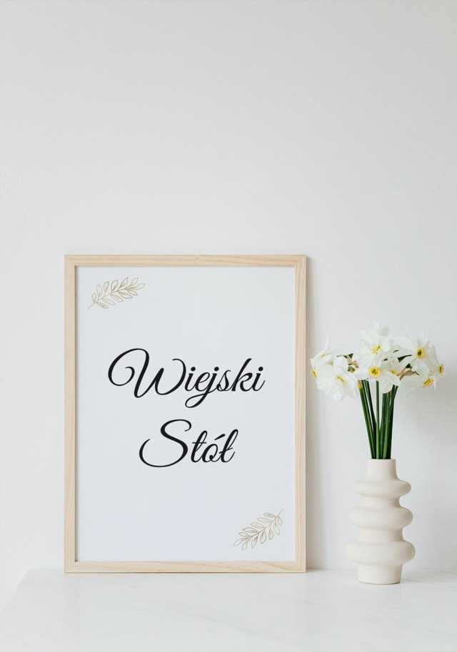 Wiejski stół wzór 16