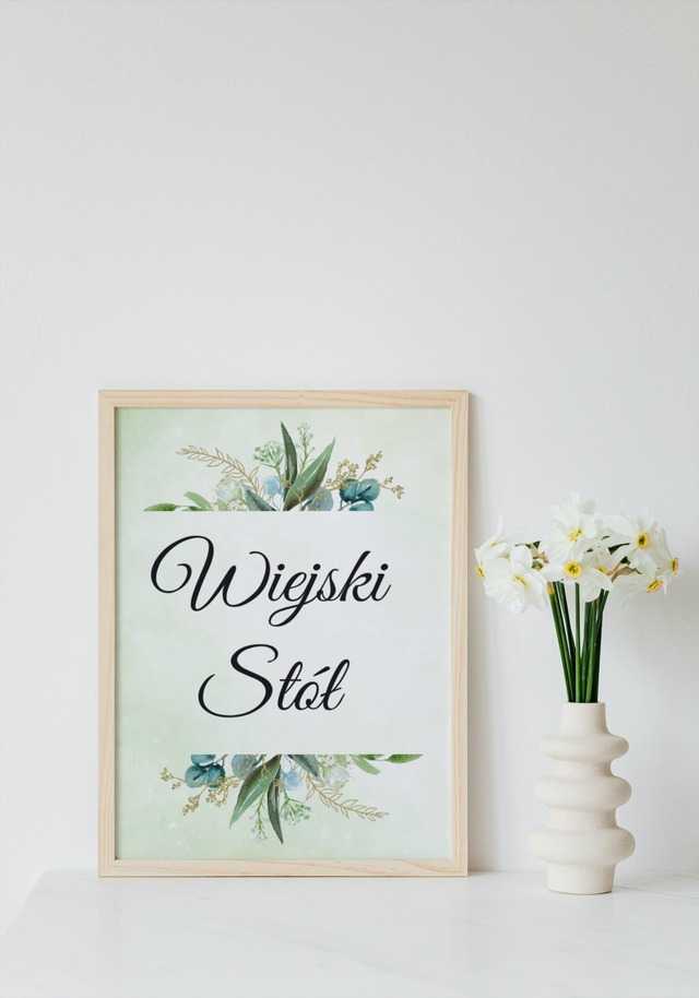 Wiejski stół wzór 9