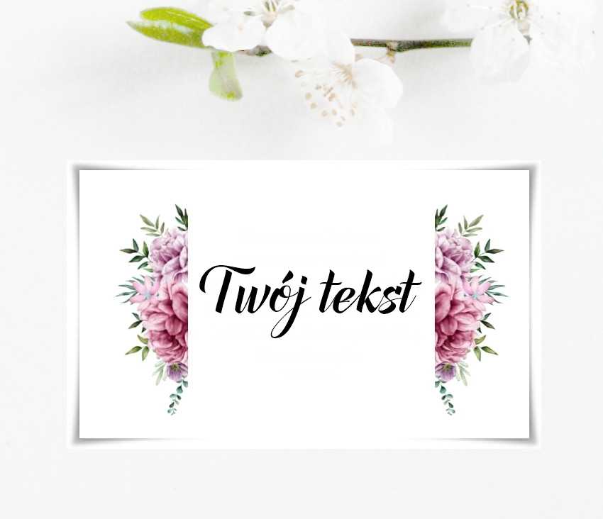 Dodatkowa kartka wzór 21