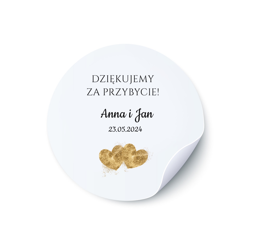 Naklejka okrągła na słoiczek NO1