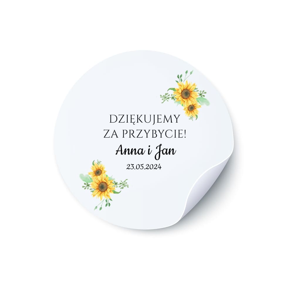 Naklejka okrągła na słoiczek N14