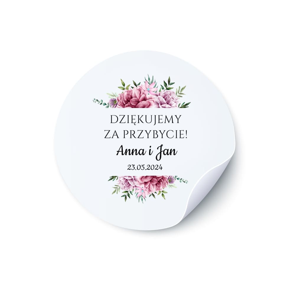 Naklejka okrągła na słoiczek N15