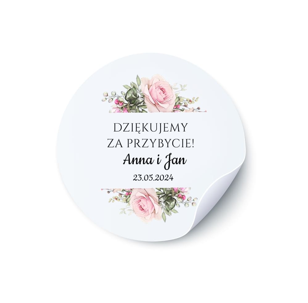 Naklejka okrągła na słoiczek N07