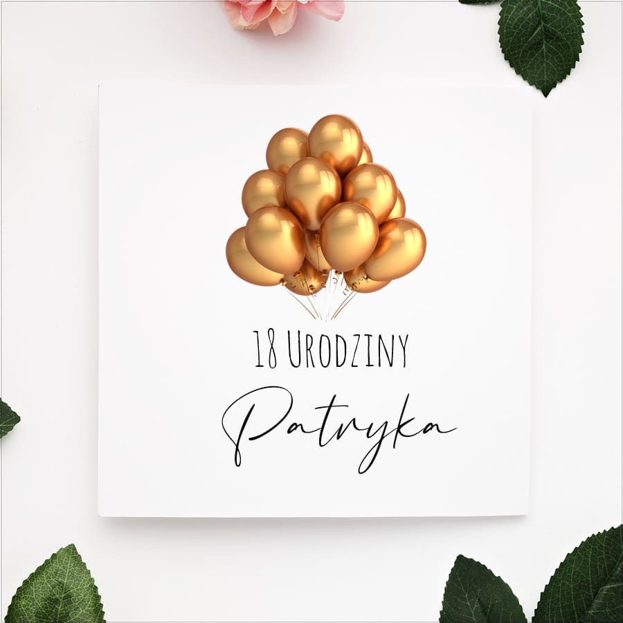 Zaproszenia składane wzór U22