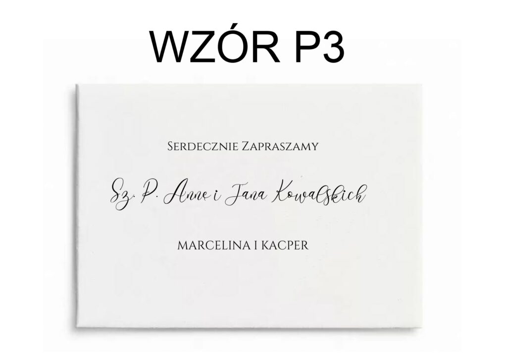 Zaproszenia folderowe F1 – wzór