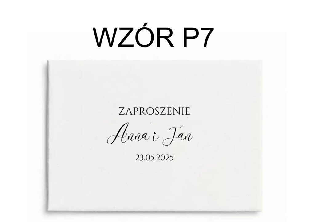 Zaproszenia folderowe F1 – wzór