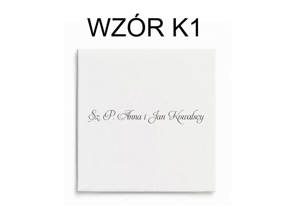 Zaproszenia składane wzór 101 – wzór