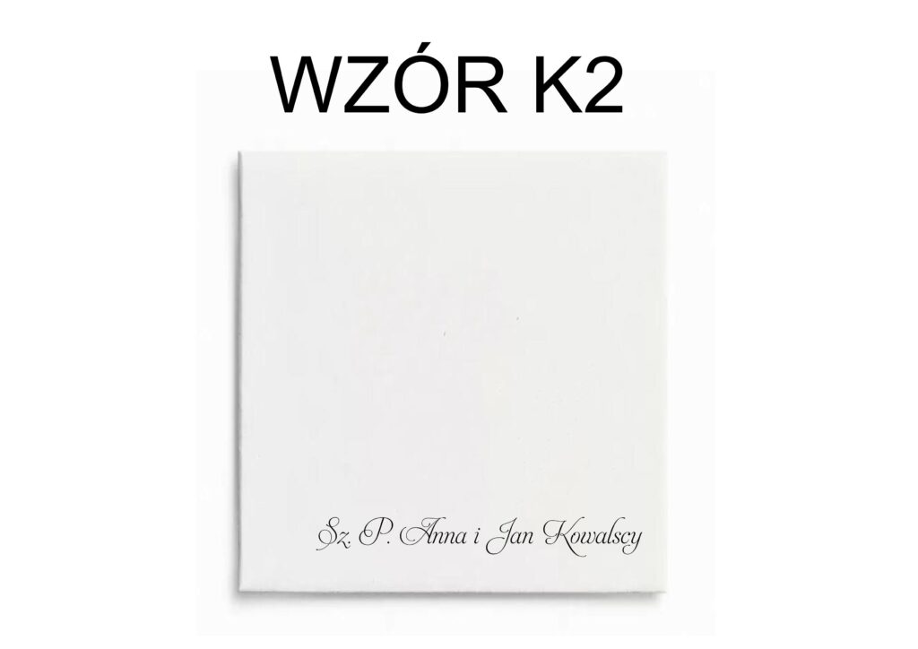 Zaproszenia składane wzór 101 – wzór