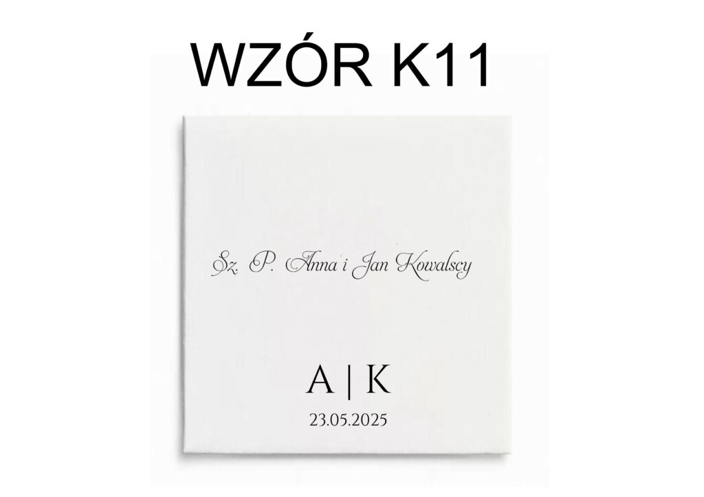 Zaproszenia składane wzór 101 – wzór