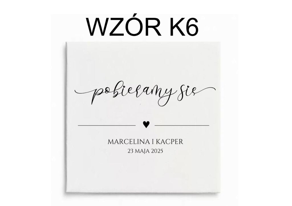 Zaproszenia składane wzór 101 – wzór