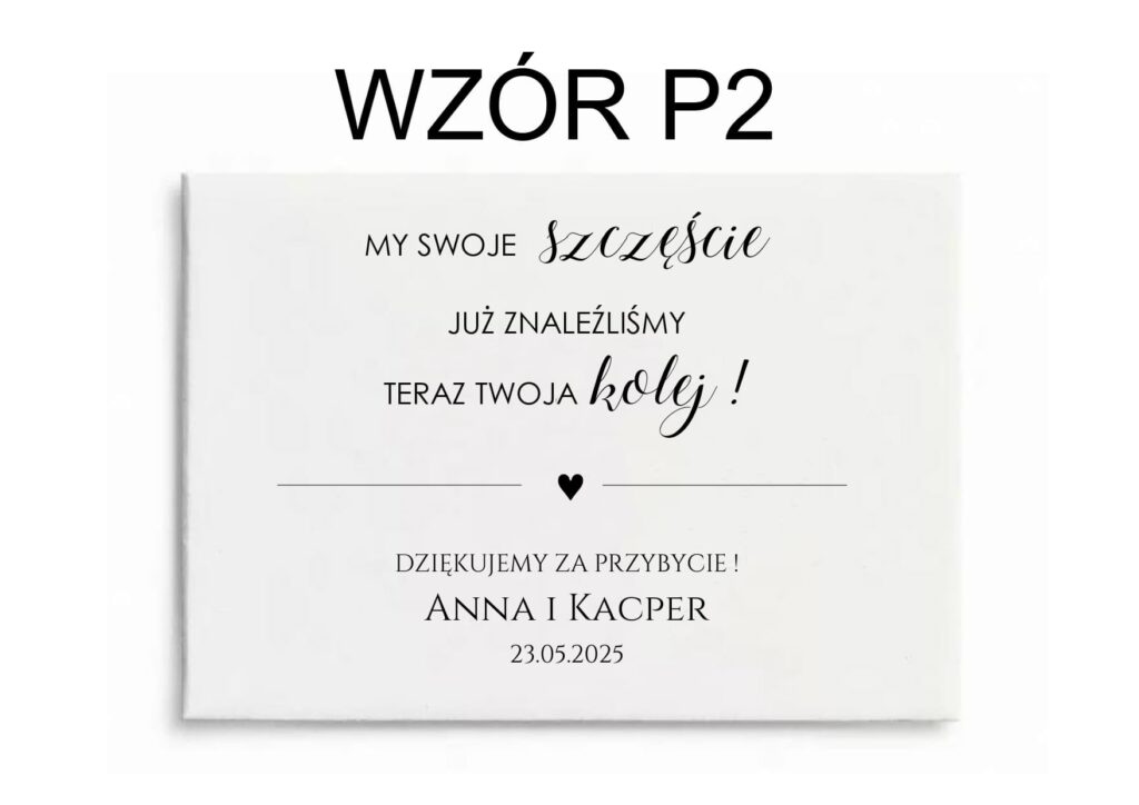Koperta na zdrapkę Ciemny Beż – wzór