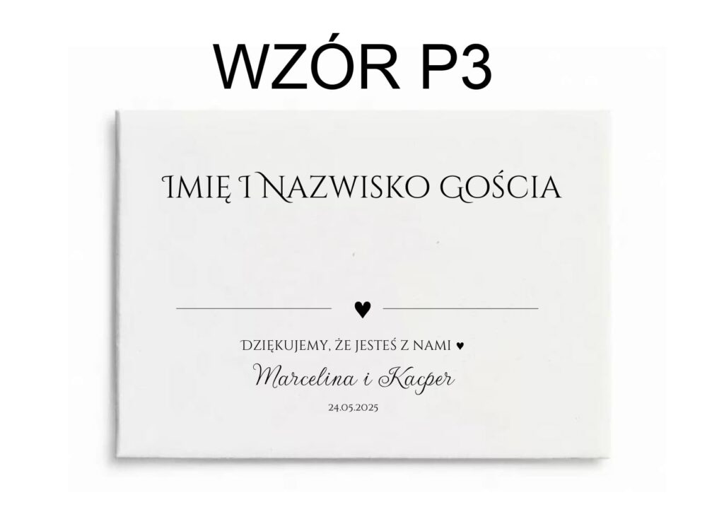 Koperta na zdrapkę Ciemny Beż – wzór