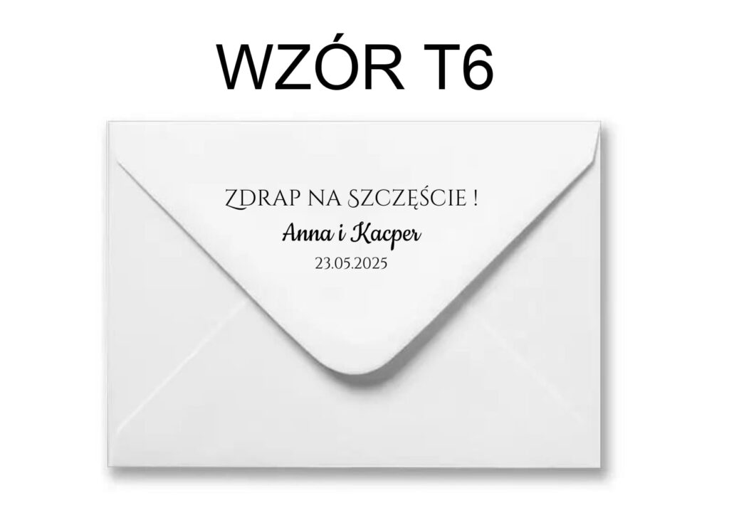 Koperta na zdrapkę Ciemny Beż – wzór