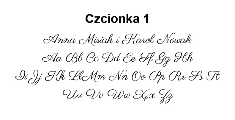 Zaproszenia folderowe F1 – wzór