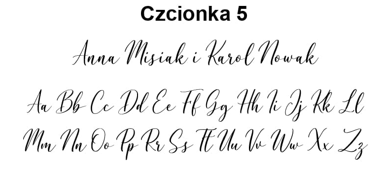 Zaproszenia folderowe F1 – wzór