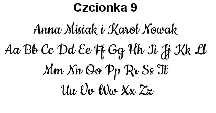 Zaproszenia folderowe F1 – wzór