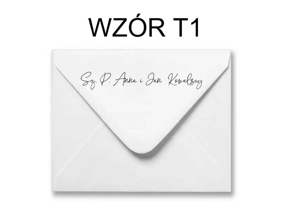 Zaproszenia składane wzór 101 – wzór