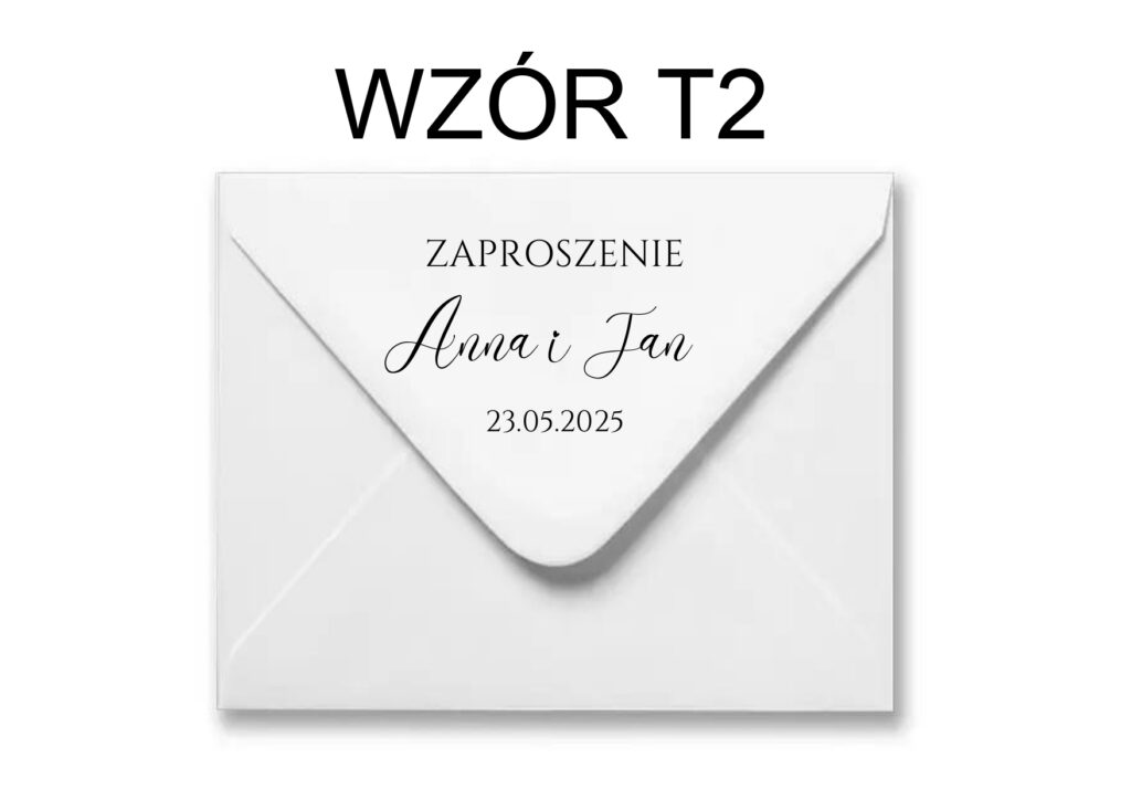 Zaproszenia składane wzór 101 – wzór