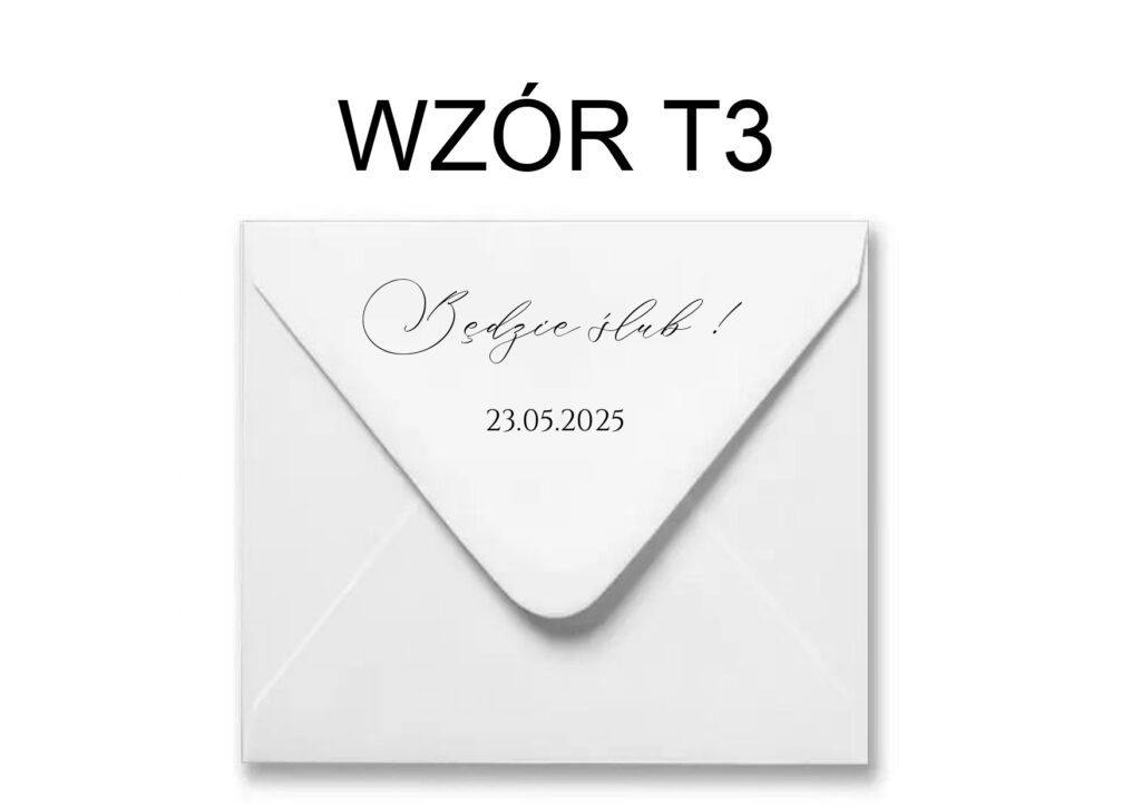 Zaproszenia składane wzór 101 – wzór