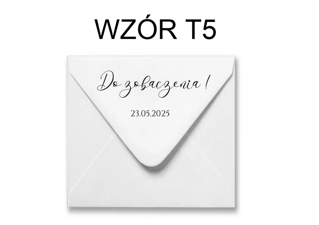Zaproszenia składane wzór 101 – wzór