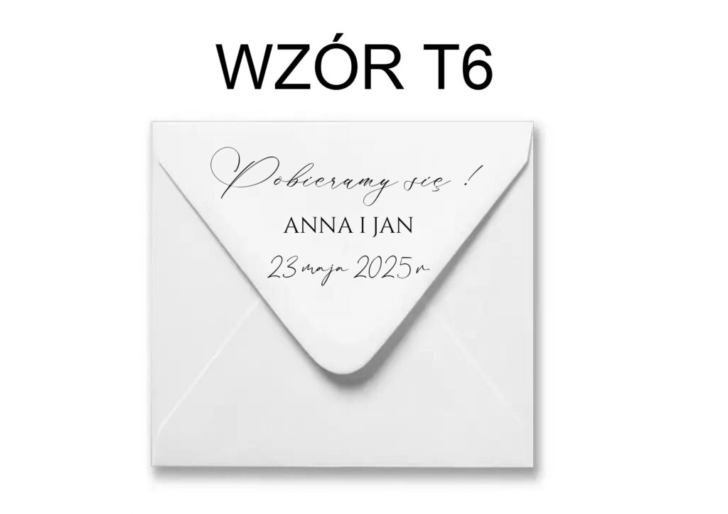 Zaproszenia składane wzór 101 – wzór