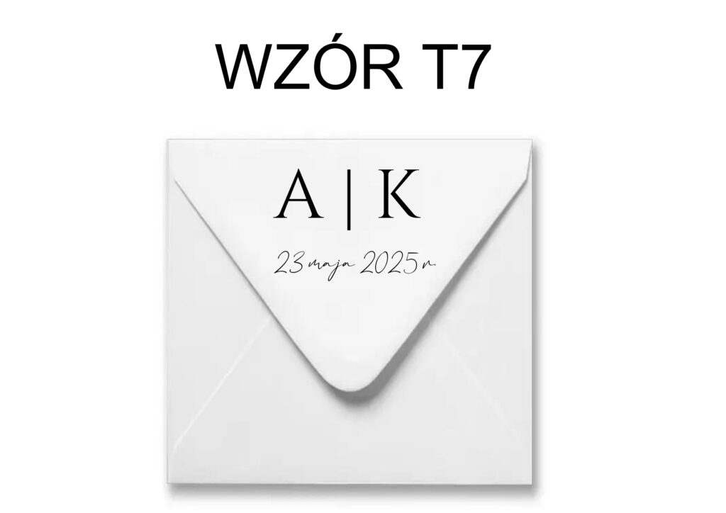Zaproszenia składane wzór 101 – wzór