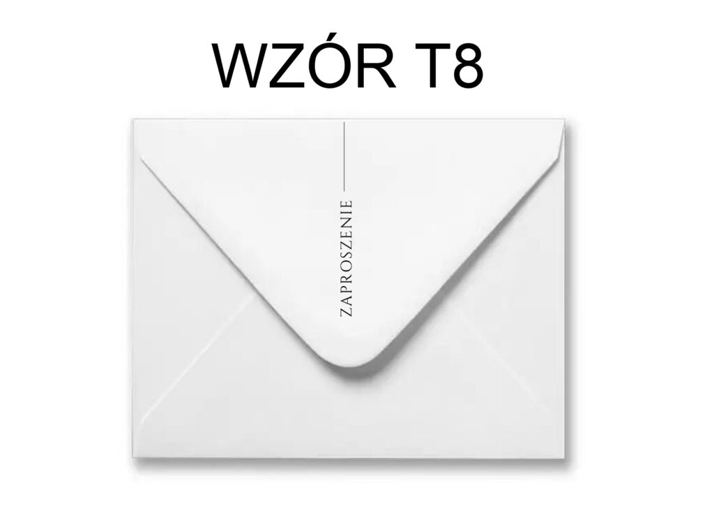 Zaproszenia składane wzór 101 – wzór