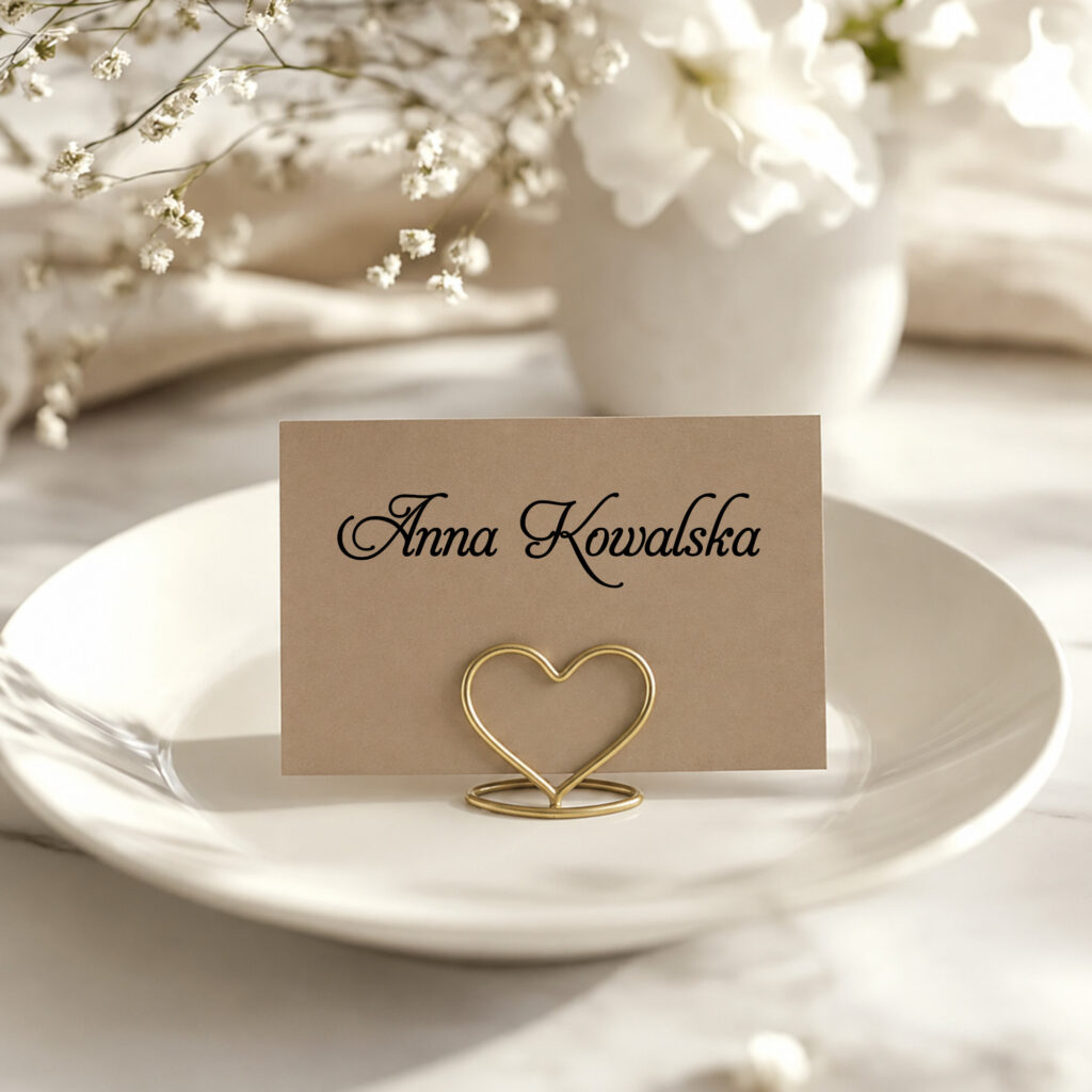 Winietka jednokartkowa Dark Beige